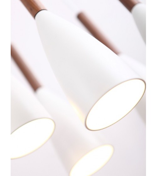 MAXLIGHT Lampa wisząca Soft V white