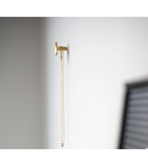 Wieszak meblowy STURE mosiężny szczotkowany nielakierowany BESLAG DESIGN