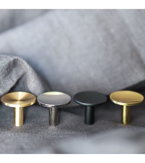 Gałka meblowa STURE mosiężna polerowana lakierowana BESLAG DESIGN