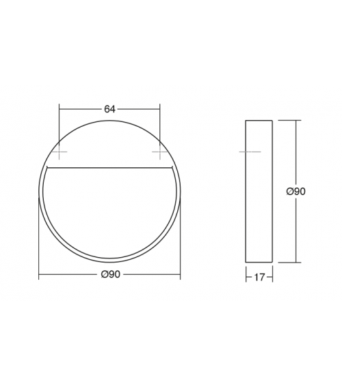 Gałka meblowa BAU nikiel szczotkowany VIEFE