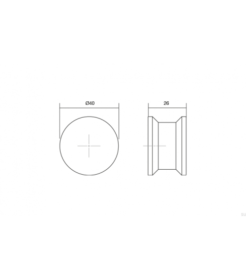 Gałka meblowa OH! Drewniana Dębowa VIEFE