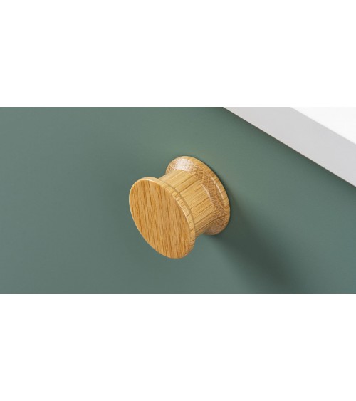 Gałka meblowa OH! Drewniana Orzech Włoski  VIEFE