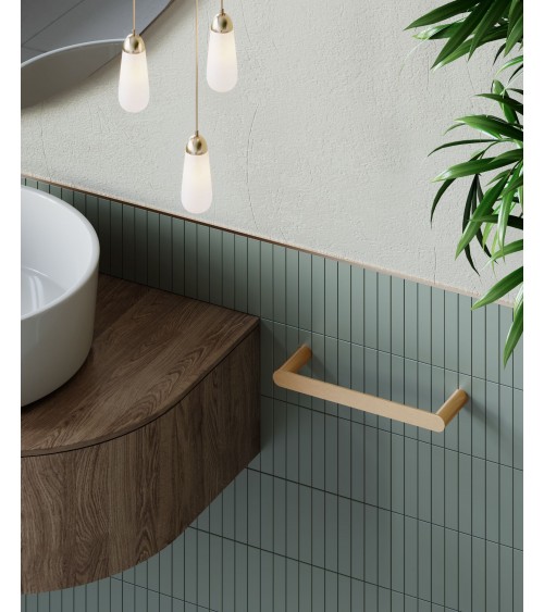 Wieszak na ręcznik czarny mat 25cm Lori Black HOZZE