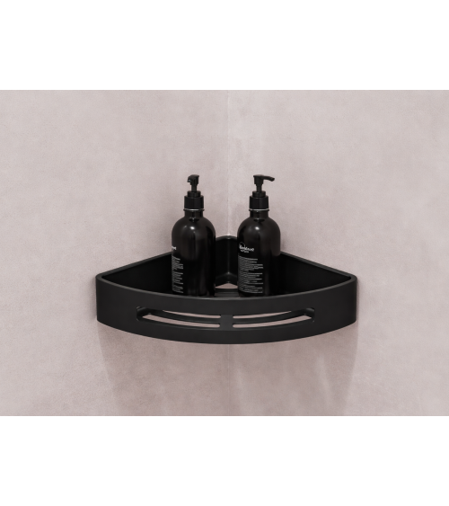 Półka pod prysznic czarny mat HOZZE